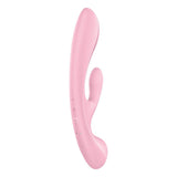 Satisfyer Embrace Me Triple Oh – Pink Rechargeable Rabbit Vibrator - VIBRATORS-PREMIUM