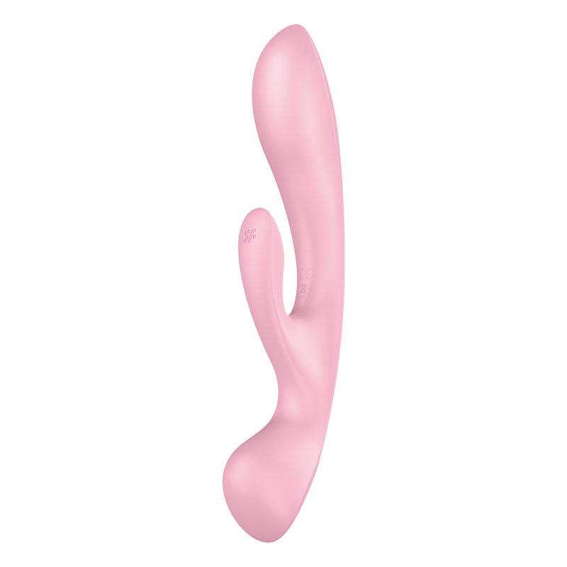 Satisfyer Embrace Me Triple Oh – Pink Rechargeable Rabbit Vibrator - VIBRATORS-PREMIUM