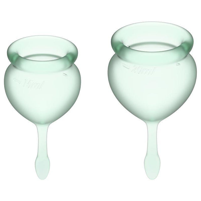 Satisfyer Feel Good Menstrual Cup - Reusable Medical Grade Silicone - Adult Toys