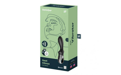 Satisfyer Heat Climax Connect App Warming Anal Vibrator - Adult Toys