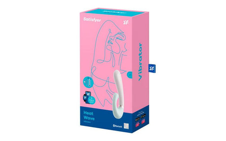 Satisfyer Heat Wave Connect App Warming Rabbit Vibrator Mint - Naughty by Nature Adult Store