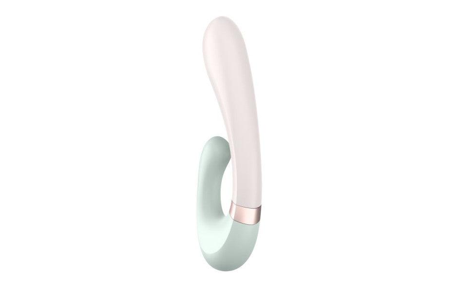 Satisfyer Heat Wave Connect App Warming Rabbit Vibrator Mint - Naughty by Nature Adult Store