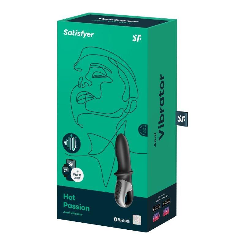 Satisfyer Hot Passion Connect App Warming Anal Vibrator - Adult Toys