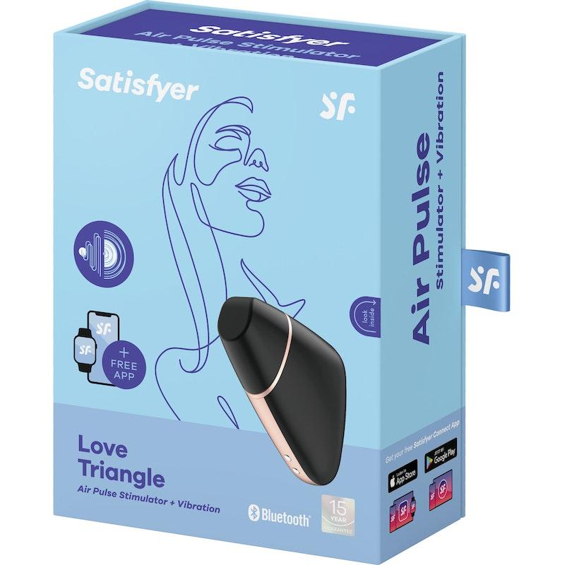 Satisfyer Love Triangle Black - Naughty by Nature Adult Store