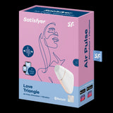 Satisfyer Love Triangle White - Naughty by Nature Adult Store