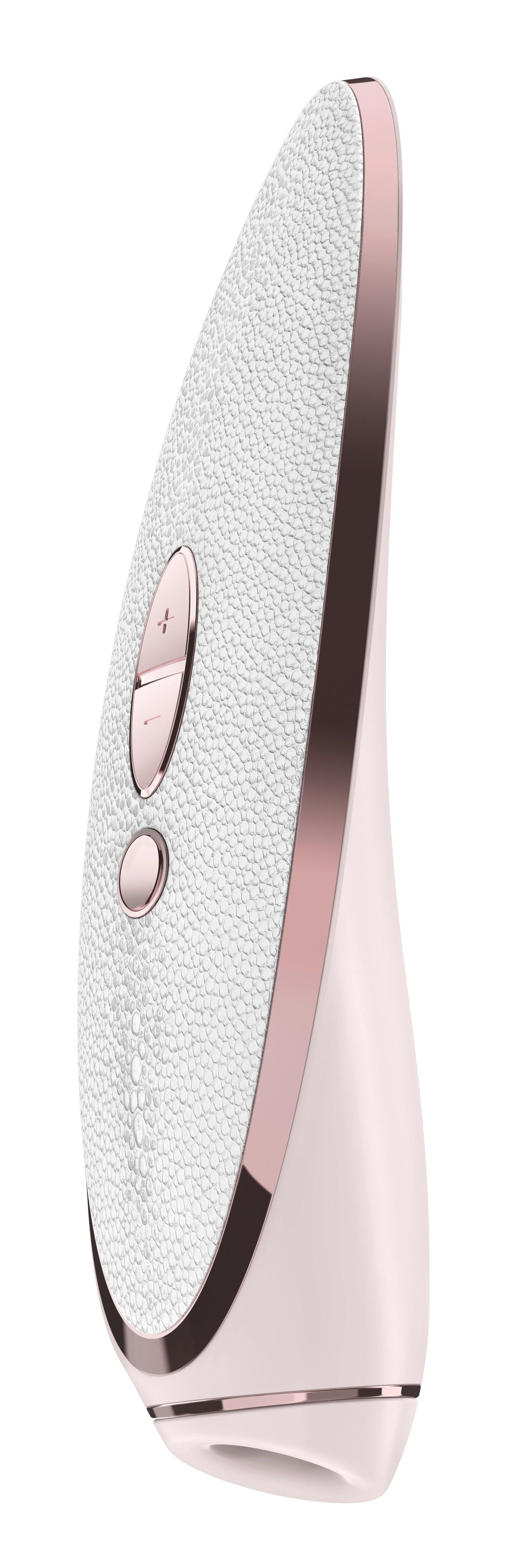 Satisfyer Luxury Pret - a - Porter Air Pulse Vibrator | Leather & Metal - Adult Toys