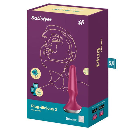 Satisfyer Plug-ilicious 2 Berry - Naughty by Nature Adult Store