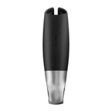 Satisfyer Power Masturbator Black Silver - Naughty by Nature Adult Store