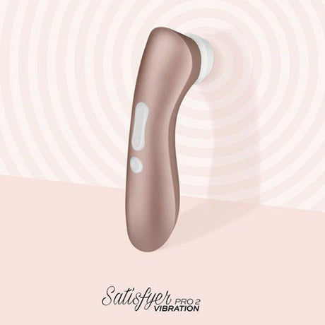 Satisfyer Pro 2+ G2 Clitoral Stimulator Rose Gold - Naughty by Nature Adult Store