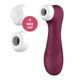 Satisfyer Pro 2 Generation 3 - Wine Red Touch - Free USB - Rechargeable Clitoral Stimulator - AIR PULSATION - PREMIUM