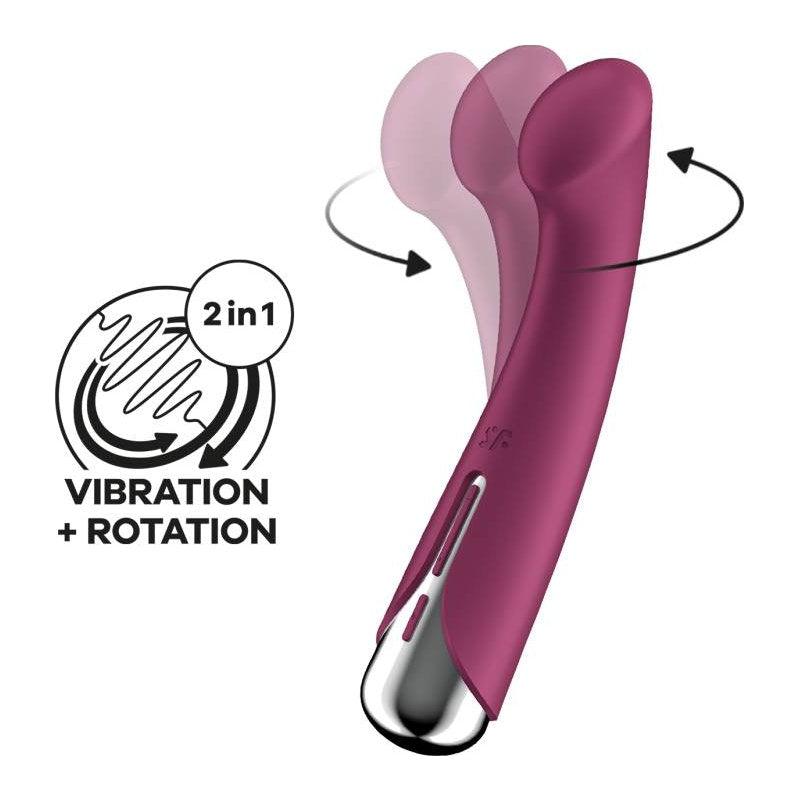 Satisfyer Spinning G-Spot 1 Red - Naughty by Nature Adult Store