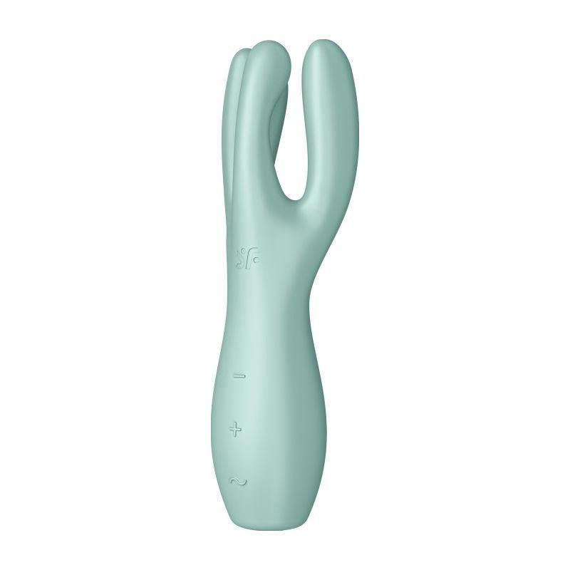 Satisfyer Threesome 3 Layon Vibrator Mint - Adult Toys