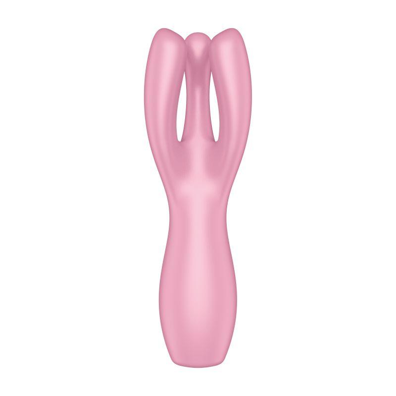 Satisfyer Threesome 3 Layon Vibrator Pink - Naughty by Nature Adult Store