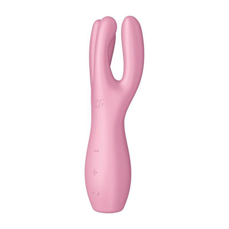 Satisfyer Threesome 3 Layon Vibrator Pink - Naughty by Nature Adult Store