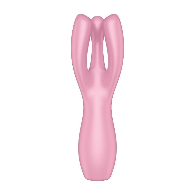 Satisfyer Threesome 3 Layon Vibrator Pink - Adult Toys