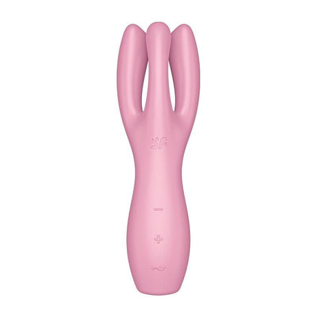 Satisfyer Threesome 3 Layon Vibrator Pink - Naughty by Nature Adult Store