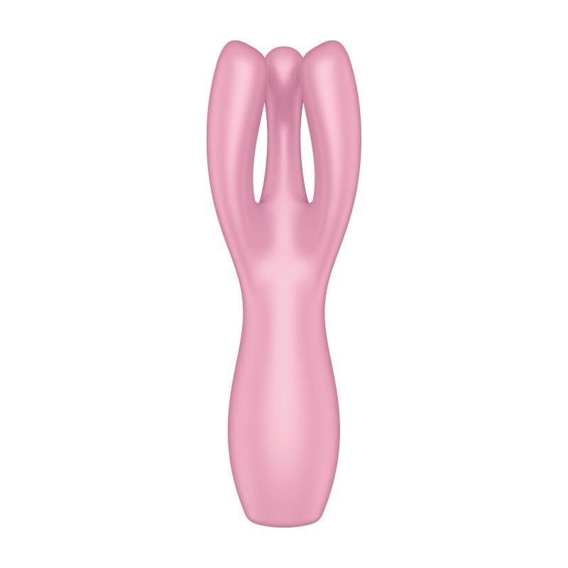 Satisfyer Threesome 3 Layon Vibrator Pink - Naughty by Nature Adult Store