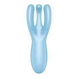 Satisfyer Threesome 4 Connect App Layon Vibrator Blue - Adult Toys