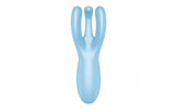 Satisfyer Threesome 4 Connect App Layon Vibrator Blue - Adult Toys