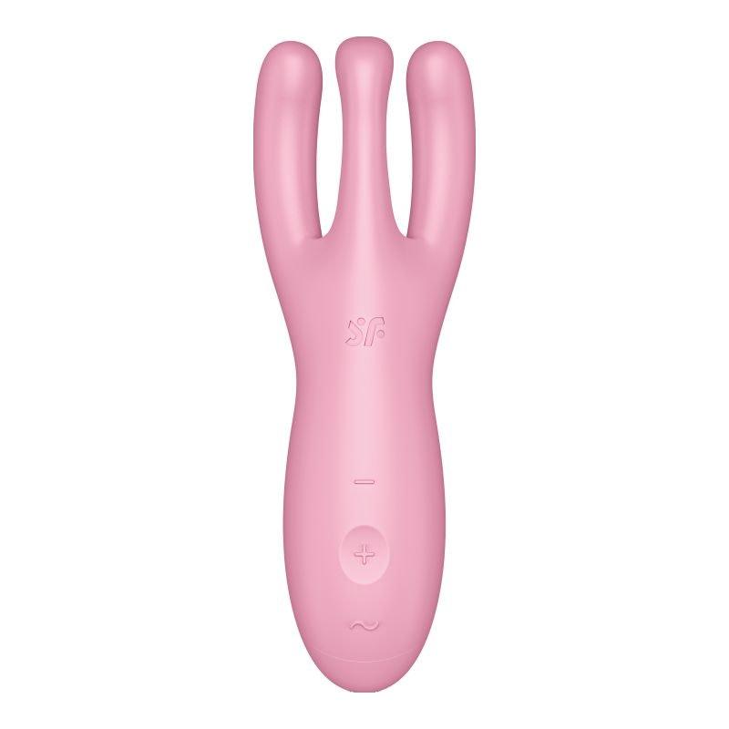 Satisfyer Threesome 4 Connect App Layon Vibrator Pink - Naughty by Nature Adult Store