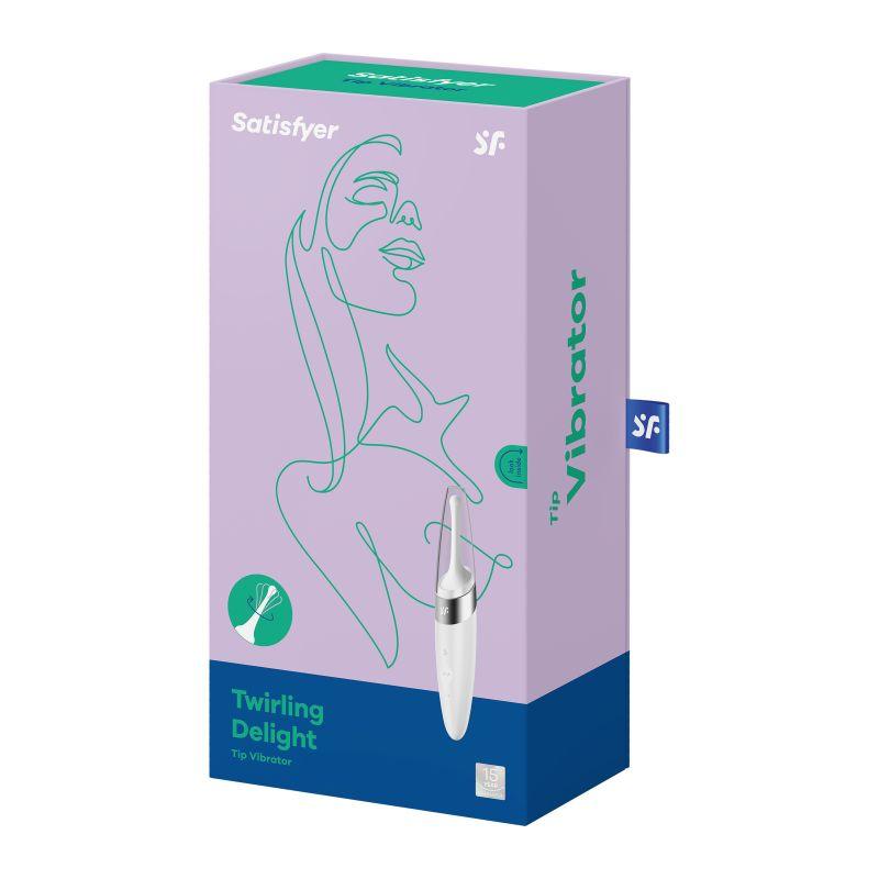 Satisfyer Twirling Delight Tip Stimulator White - Adult Toys