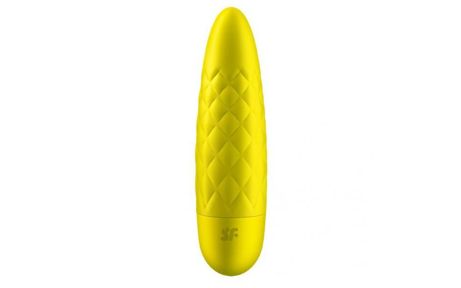Satisfyer Ultra Power Bullet 5 – Yellow Silicone Rechargeable Vibrator - Adult Toys