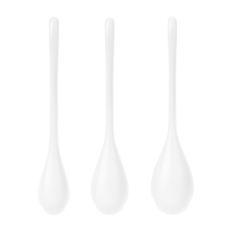 Satisfyer Yoni Power 1 Pelvic Floor Training Set | 3 Pc Silicone Balls - Adult Toys