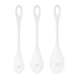 Satisfyer Yoni Power 1 Pelvic Floor Training Set | 3 Pc Silicone Balls - Adult Toys