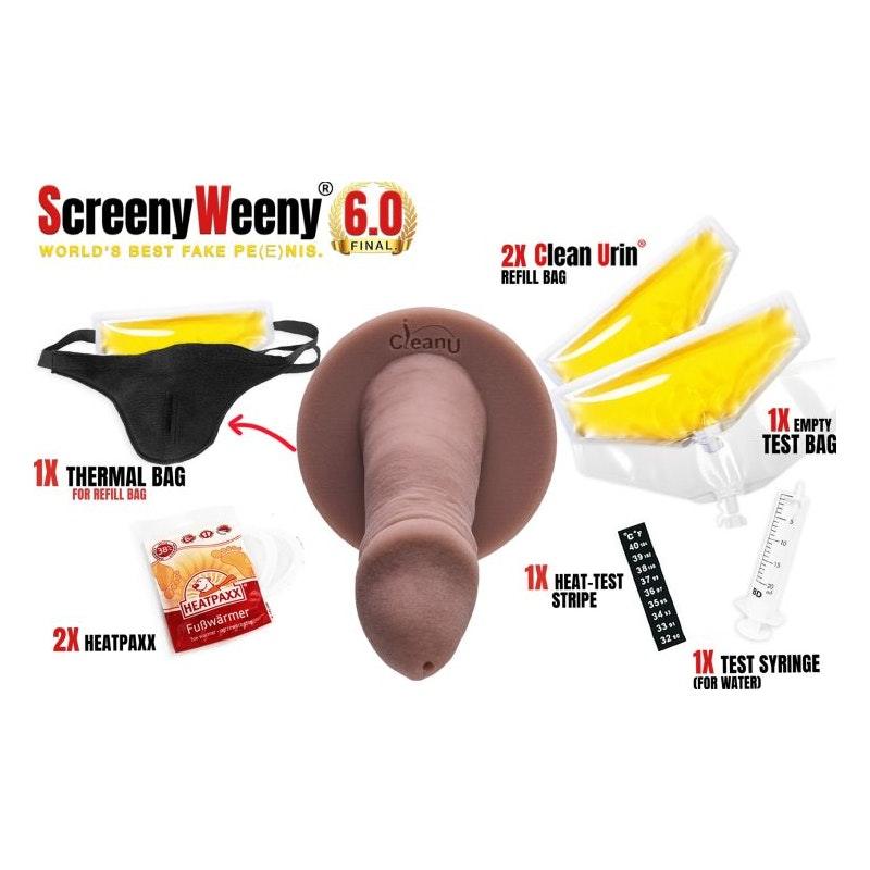Screeny Weeny 6.0 Cut Nordic White - Adult Toys