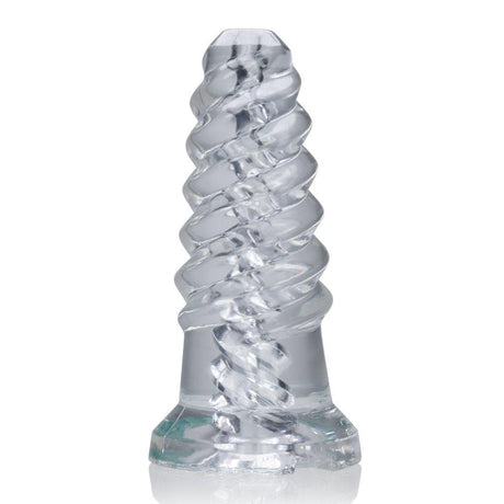 ScrewD Super Squish Corkscrew Jackoff Toy Clear - Adult Toys