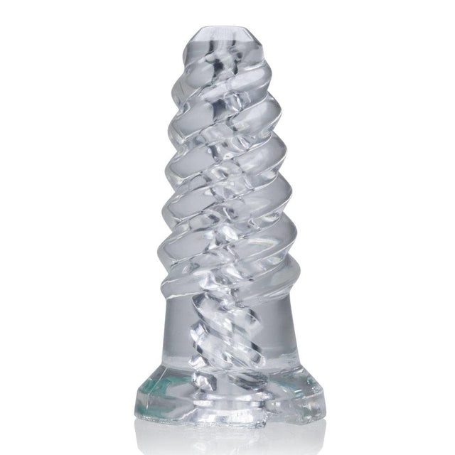 ScrewD Super Squish Corkscrew Jackoff Toy Clear - Adult Toys