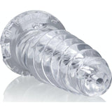 ScrewD Super Squish Corkscrew Jackoff Toy Clear - Adult Toys