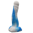 Sea Dog Dildo Blue/White - Adult Toys