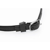 Sex Pet Leather Choker w Silver Ring Black - Naughty by Nature Adult Store