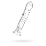 Sexus Glass Dildo Clear 16cm - Naughty by Nature Adult Store