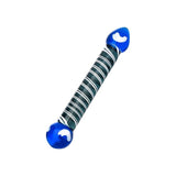 Sexus Glass Dildo Duo Blue 20cm - Adult Toys
