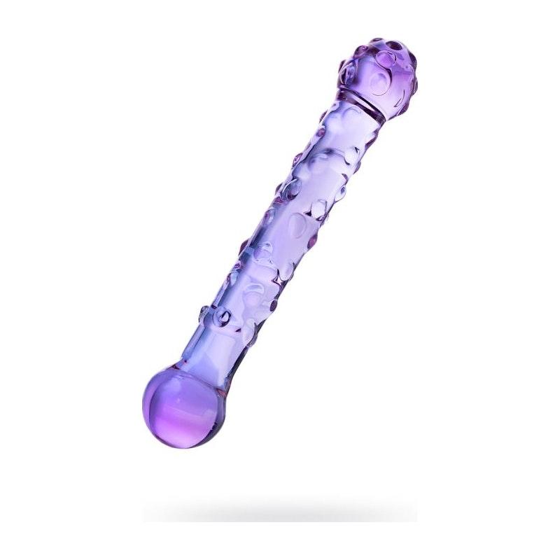 Sexus Glass Dildo Duo Pink 19.6cm - Adult Toys