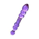 Sexus Glass Dildo Mauve 22.8cm - Naughty by Nature Adult Store