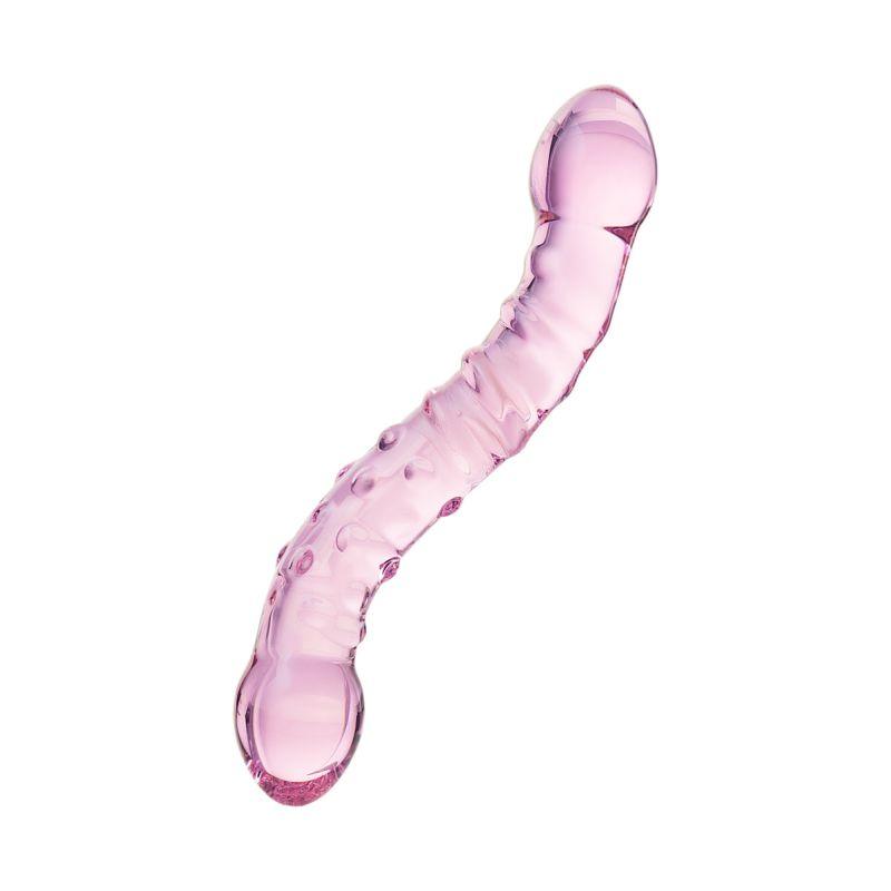 Sexus Glass Dildo Pink 19.5cm - Naughty by Nature Adult Store