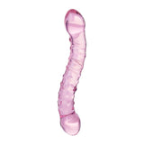 Sexus Glass Dildo Pink 19.5cm - Naughty by Nature Adult Store