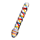 Sexus Glass Dildo Tropicana 19.5cm - Adult Toys