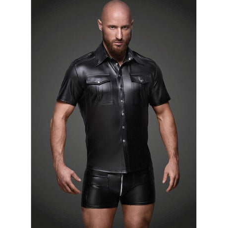 Sexy And Elegant Shirt With Front Pockets - Lingerie