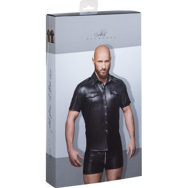 Sexy And Elegant Shirt With Front Pockets - Lingerie