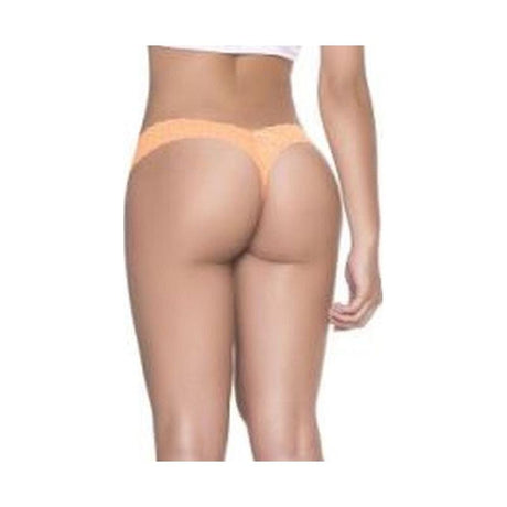 Sexy Lace Thong Orange - Lingerie