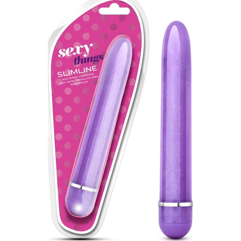 Sexy Things Slimline Vibe Purple - Naughty by Nature Adult Store