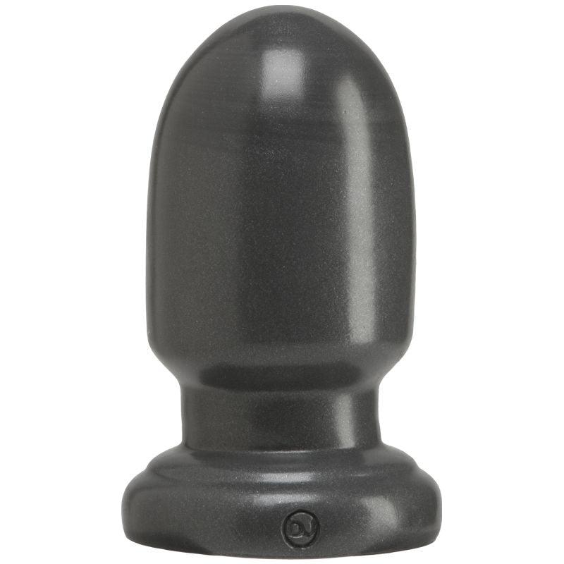 Shell Shock Small Anal Plug Gun Metal - Adult Toys