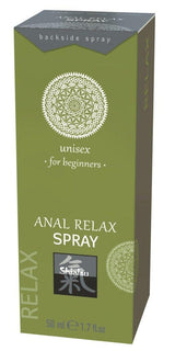 Shiatsu Anal Relax Spray Beginners 50ml - Naughty by Nature Adult Store