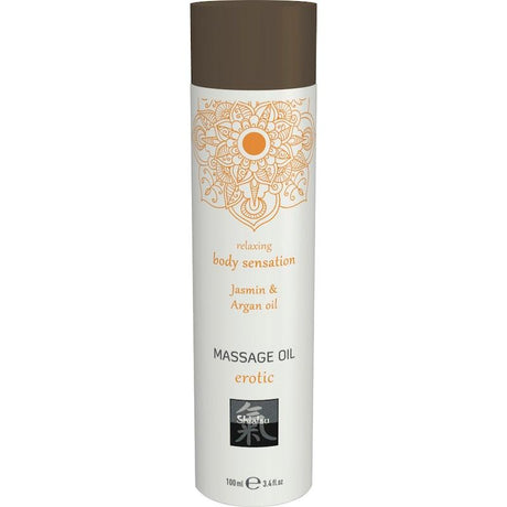 Shiatsu Erotic Massage Oil – Jasmin and Argan Oil Blend – 100ml - Lotions & Potions