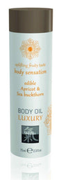 Shiatsu Luxury Body Oil Edible Apricot and Sea Buckthorn - Naughty by Nature Adult Store