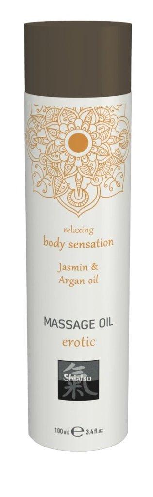 Shiatsu Massage Oil Erotic Jasmin And Argan Oil 100ml - Naughty by Nature Adult Store